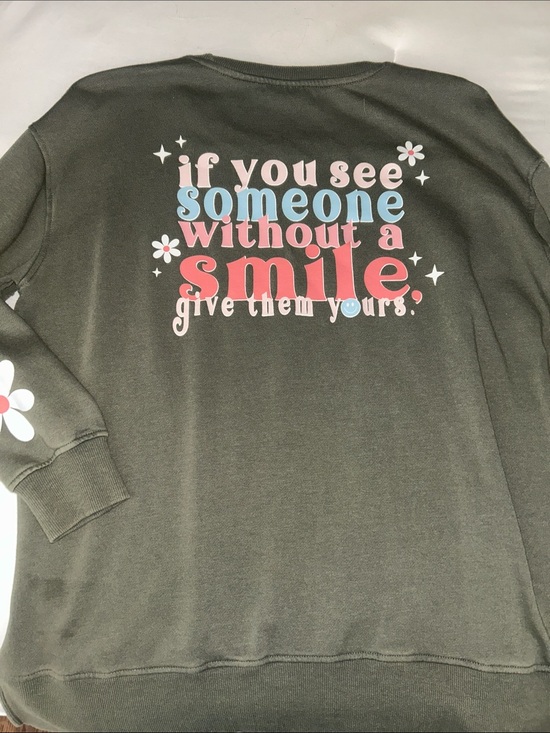 Jadelynn Brooke Tops - Jadelynn Brooke Olive Sweatshirt- see description